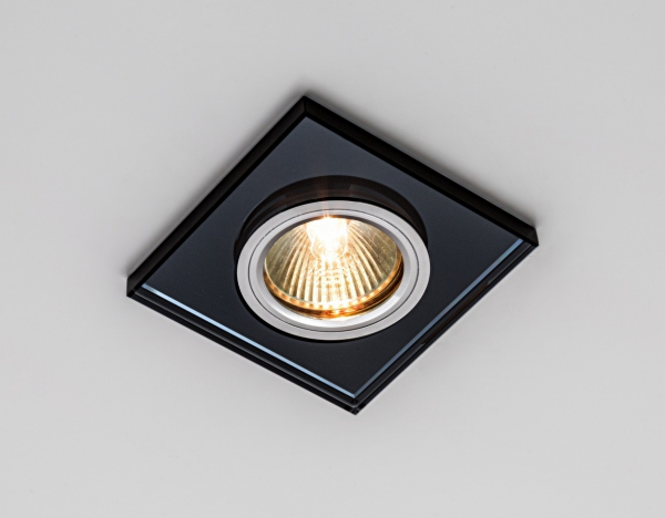 **Светильник декоративный MR16 CRYSTAL 51 BLACK потолочный, ограненное стекло, ЧЕРНЫЙ