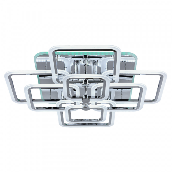 Люстра светодиодная Profit Light 18070/8 CHR 304W+14W RGB 3000-6000K пульт