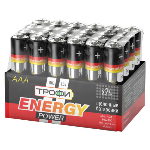 Батарейки Трофи LR03-24 bulk ENERGY POWER Alkaline (24/1080/32400) цена за 1 шт.