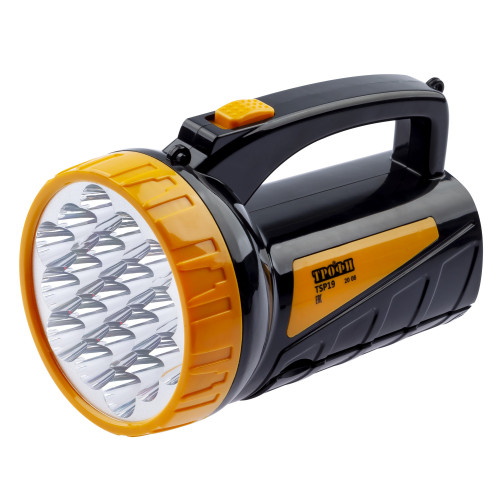 Фонарь Трофи TSP19 Акку 4V2Ah, 19+18xLED, ЗУ 220V, карт