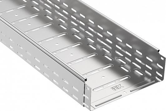 Лоток листовой перфорированный 400х100 L3000 сталь 1.2мм IEK