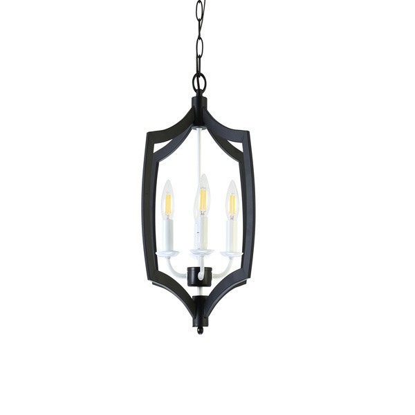 Подвесная люстра ELVAN LU61000-4-BK+WH-E14х4