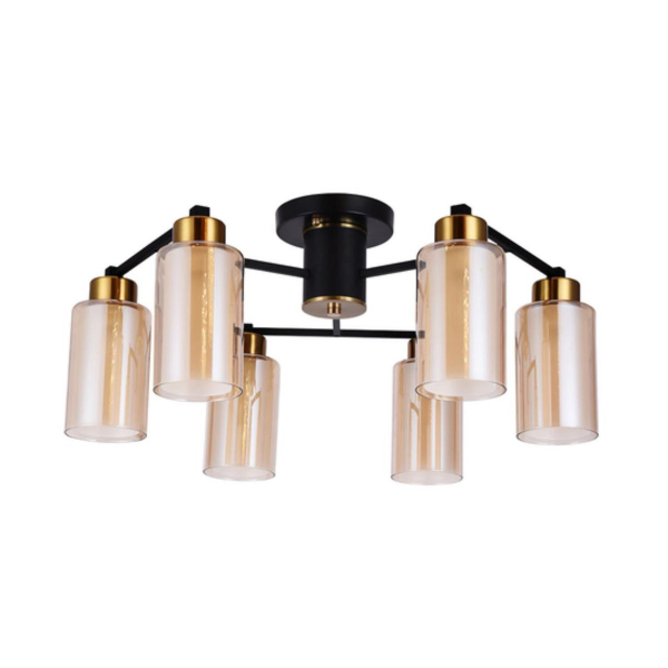 Потолочная люстра Arte Lamp Leo A7027PL-6BK 6*E14