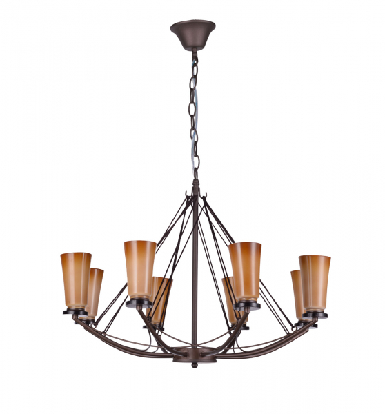 Подвесная люстра Escada Bomont Coffee 412/8 8*Е14 D630