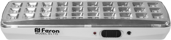 Светильник аккумуляторный Feron, 30LED DC, белый, EL115