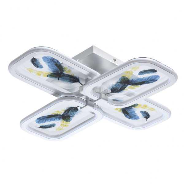 Потолочная светодиодная люстра De Markt City Мадлен LED 116W 3200-5000K с пультом 580*130*580мм