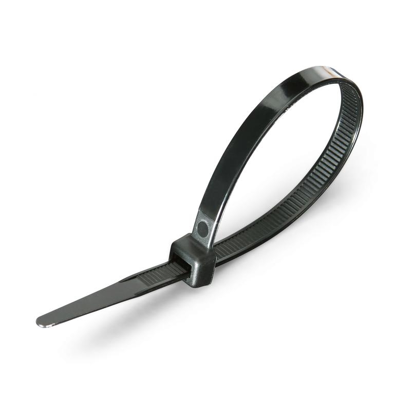 Стяжки нейлоновые КСС 4х370 (черный) (100шт.) Fortisflex