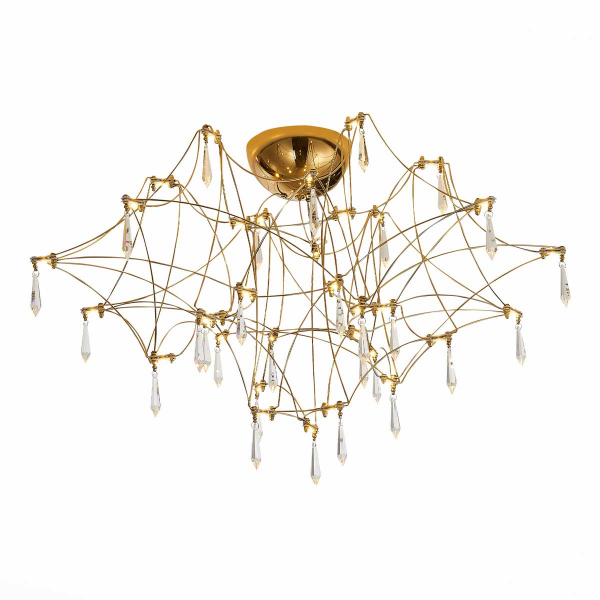 Люстра потолочная ST Luce Золотистый, Прозрачный LED 078х0,45W 35W 3000K SL797.202.78 