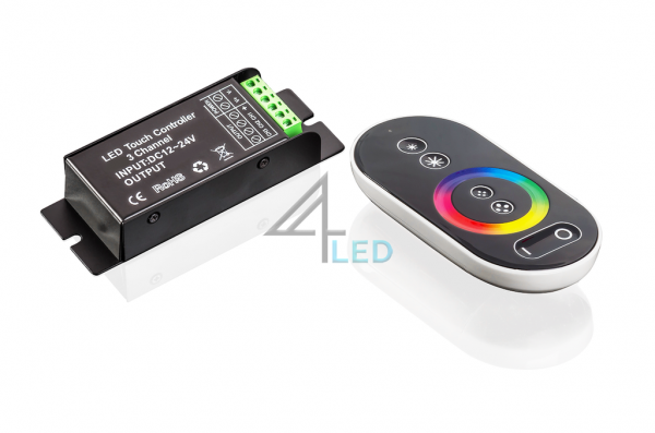 RGB-контроллер 4L-RF-SENS-24A 12-24V 24A (288-576W) (SR-RGB-S-24A)