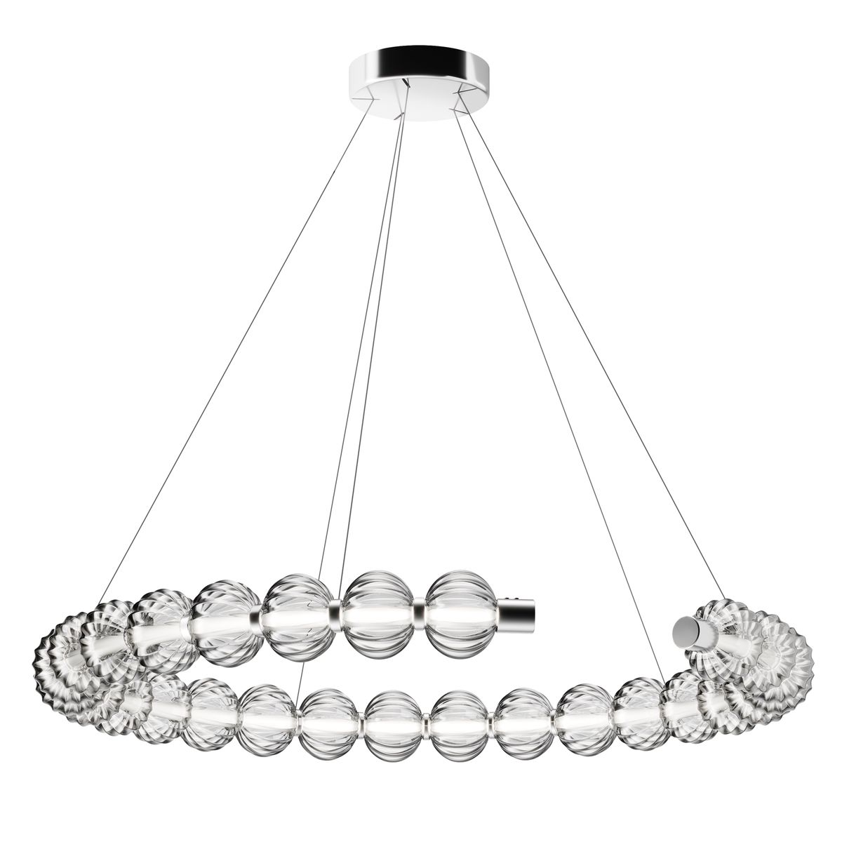 Подвесная светодиодная люстра Maytoni Amulet MOD555PL-L26CH5K