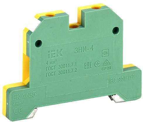 Зажим наборный ЗНИ-4PEN 4кв.мм (JXB-земля) IEK
