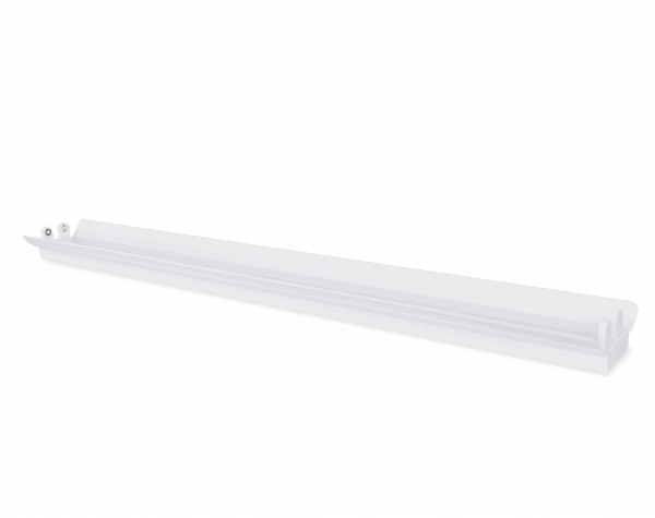 *Светильник под светодиодную лампу SPO-101-2R 2х18Вт 160-260В LED-Т8/G13 1200 мм с рефлектором