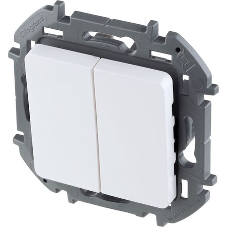 Механизм выключателя 2-кл. Inspiria 10А IP20 250В 10AX бел. Legrand