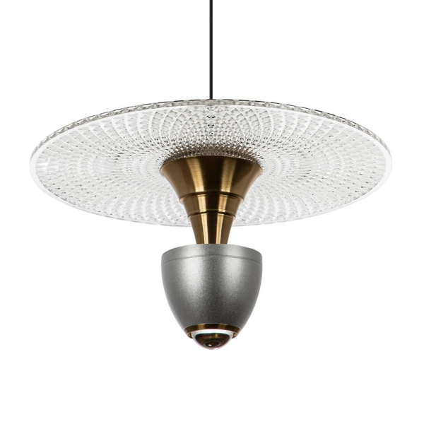 Подвесной светильник LED4U L8709-3 SL латунь/хром, 20Вт, 4000К, 250-1300*300мм