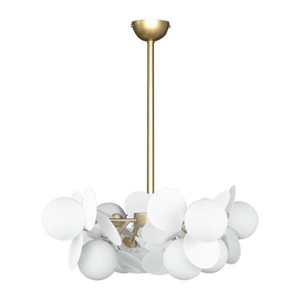 Люстра на штанге Loft IT Matisse 10008/8 White 8*G9