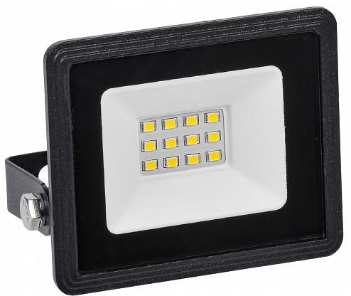 Прожектор светодиодный СДО 06-10 10Вт 6500К IP65 черн. IEK
