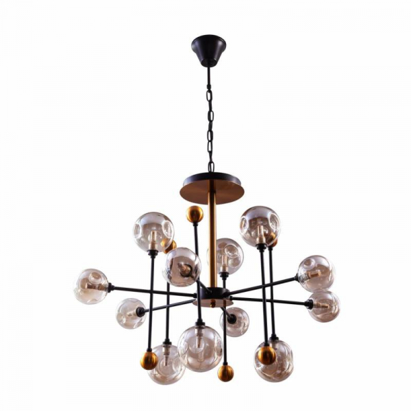 Подвесной светильник LED4U L6157-12 12*G9 820*550-800мм