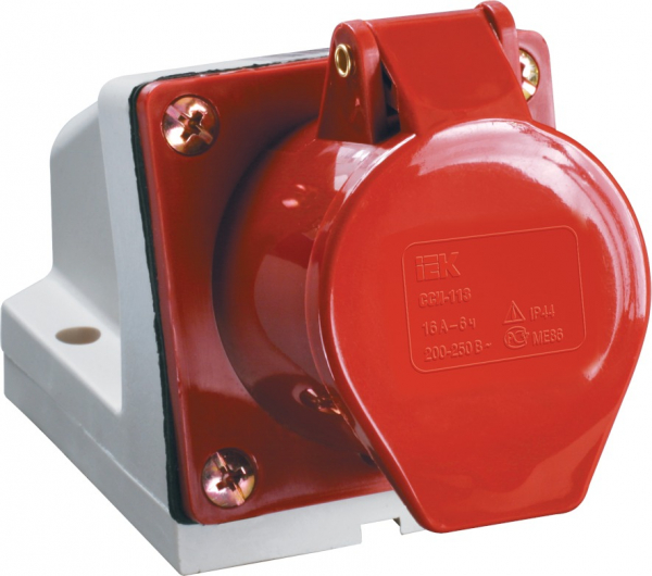 *Розетка стационарная ССИ-125 32А 3Р+РЕ+N 380B IP44 MAGNUM
