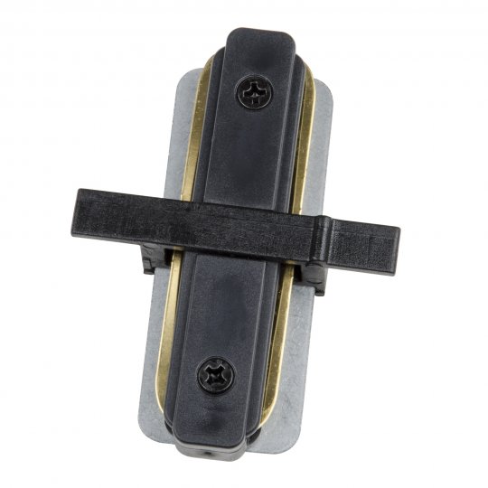 Соединитель для шинопровода одноф. встраив. 2м Volpe UBX-Q123 R11 BLACK 1 POLYBAG тип R черный