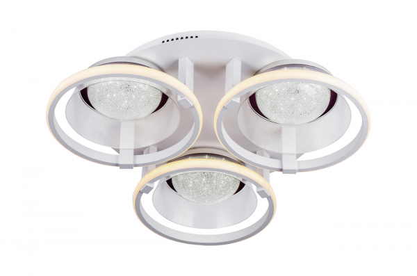 Светильник потолочный Escada 10209/6 LED*90W 3000-6500K пульт 600*600*130мм White