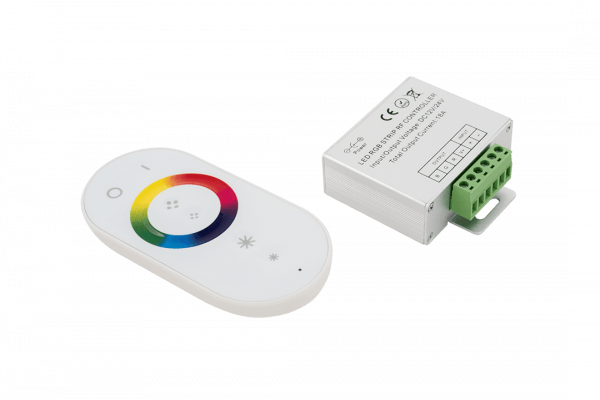 Контроллер радио touch DELUCE 18A 12/24 Вольт, RF-RGB-S-18A-WH1 000000000279 SWG