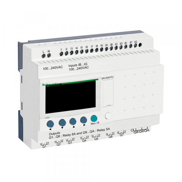 Интеллектуальное реле, 16вх/10вых, 100...240V AC SE
