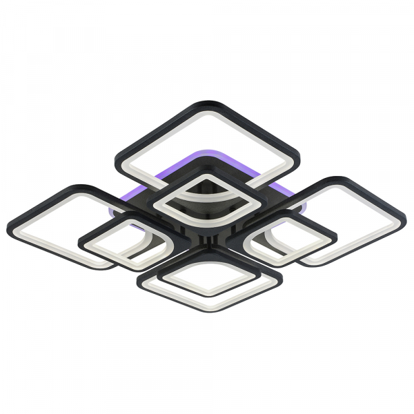 Люстра светодиодная Profit Light 8057/4+4 GRP 224W+10W RGB 3000-6000K 16300lm пульт