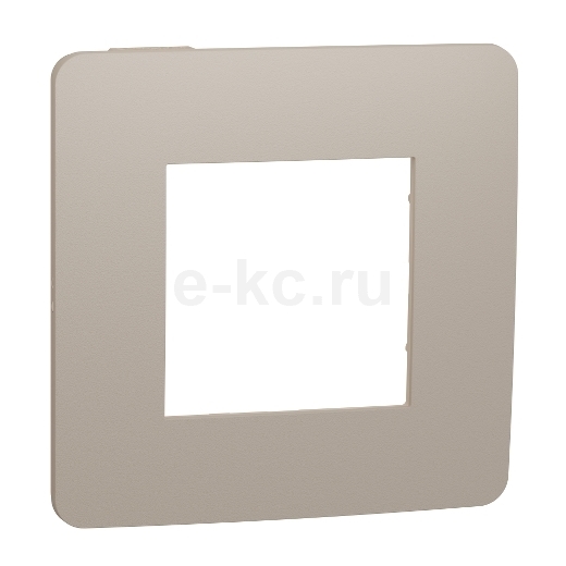 *Рамка 1-м UNICA STUDIO песочн./беж. SchE
