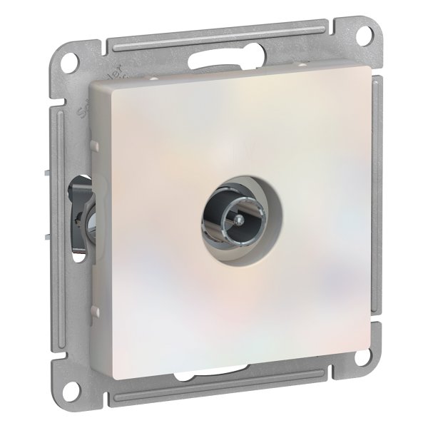 Механизм розетки оконечной жемчуж. TV AtlasDesign 1DB SchE