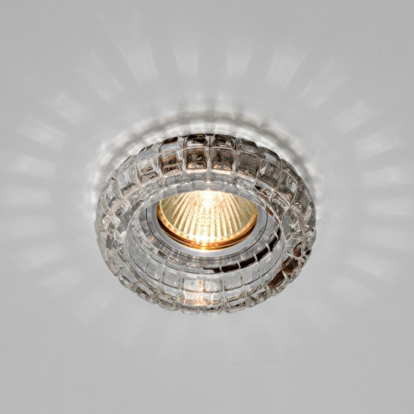 *Светильник потолочный ограненное стекло прозрачный MR16 CRYSTAL 20