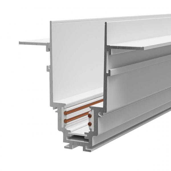 Шинопровод магнитный встраиваемый Maytoni Magnetic track system TRX004-223W 3м белый
