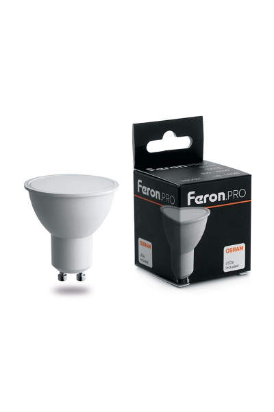 Лампа светодиодная Feron.PRO LB-1608 GU10 8W 4000K OSRAM LED