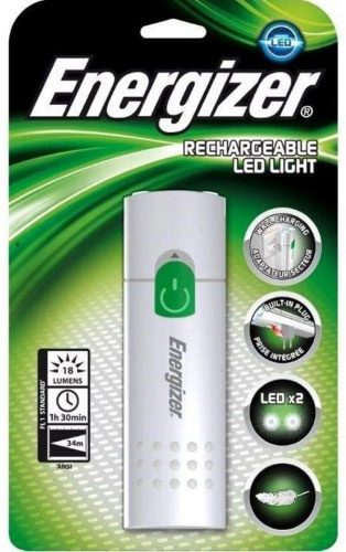 Фонарь аккум. 2 светодиода VALUE Rechargeble 2 LED LIGHT ENR