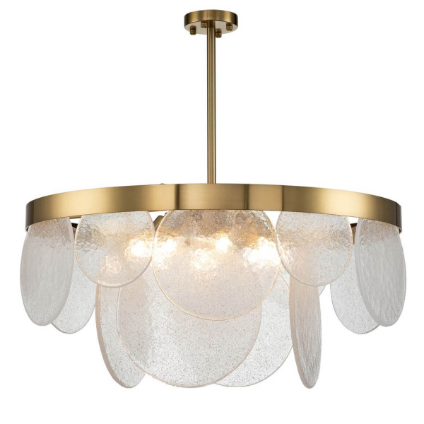 Подвесная люстра Indigo Bianco 12018/8R Brass V000013 8*E14