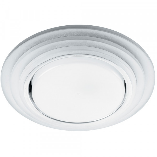Светильник встраиваемый с белой LED подсв. Feron CD5023 круг, GX53, матовый, хром, 20LED*2835 SMD