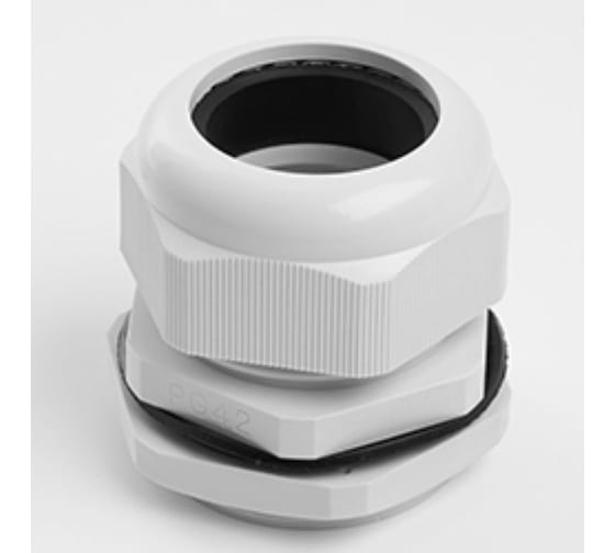 Сальник PG42 диаметр проводника 32-38 мм IP54, серый