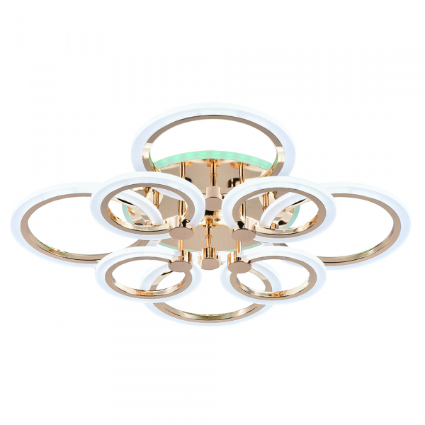 Люстра светодиодная Profit Light 1376/8 FGD A 144W+11W RGB 3000-6500K пульт