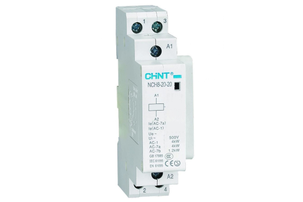 Контактор модульный NCH8-20/11 20А 1НЗ+1НО AC 220/230В 50Гц (R) CHINT