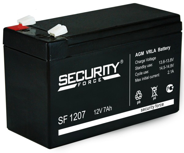 Аккумулятор SF 12В/7 А/ч
