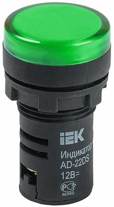 Арматура светосигнальная AD-22DS 230В зел. IEK