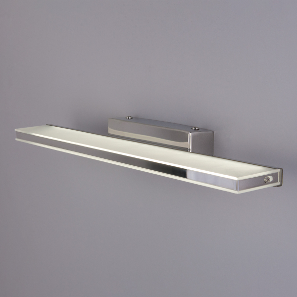 Настенный светодиодный светильник Tabla LED MRL LED 1075 хром 9Вт 4000К IP20 80*410*50мм