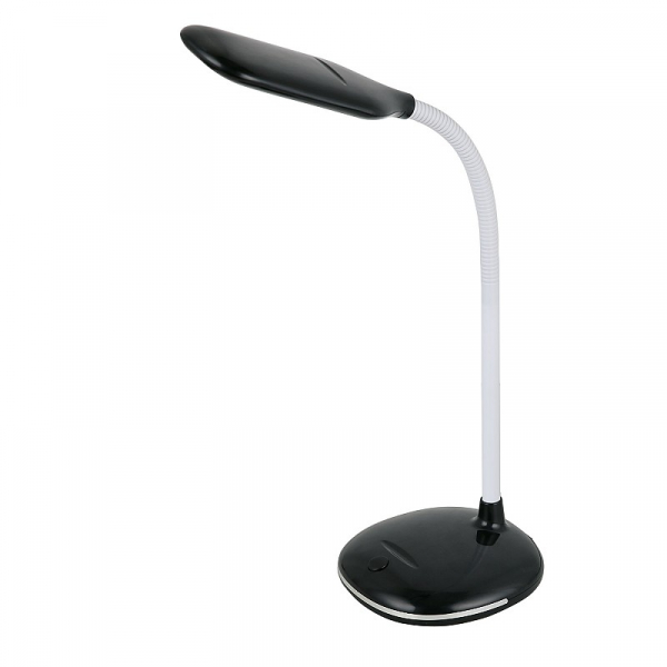 Светильник настольный 7W механический выключатель черный TLD-561 Black LED 450Lm 4500K