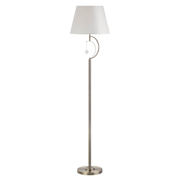 Торшер Lumion Neoclassi Leah 4469/1F E14 античная латунь,белый 