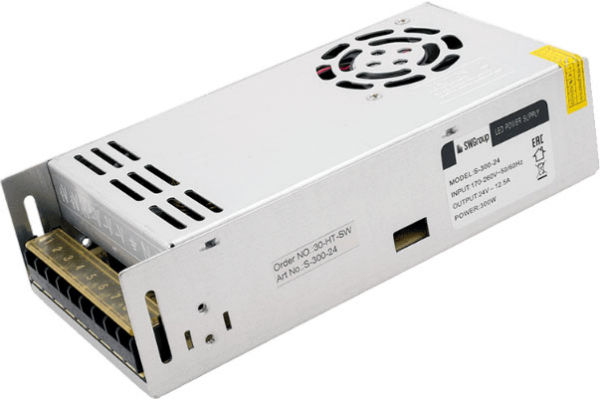 Блоки питания сетка 300W,  24V S-300-24