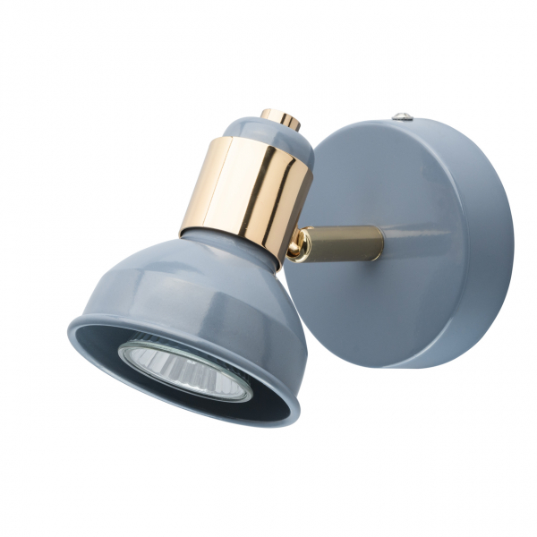 *Спот De Markt Хоф 1х50W GU10 220V серый