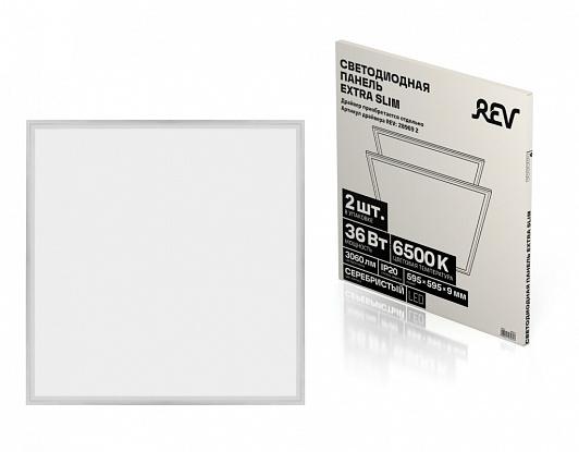 Светильник светодиодный ДВО 36Вт Extra Slim Quadro компл б/к 2929000066 Опал 3060Лм IP20 28901 2 REV