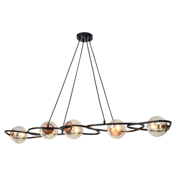 Подвесная люстра Lussole Loft Chilton LSP-8411 5*E14