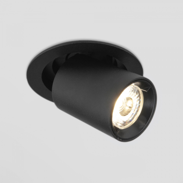 Встраиваемый точечный светодиодный светильник Elektrostandard 9917 LED 10W 4200K черный матовый