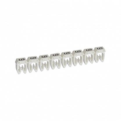 Маркер каб. 0.5-1.5кв.мм CAB3 "9" бел. (уп.1200шт) Leg