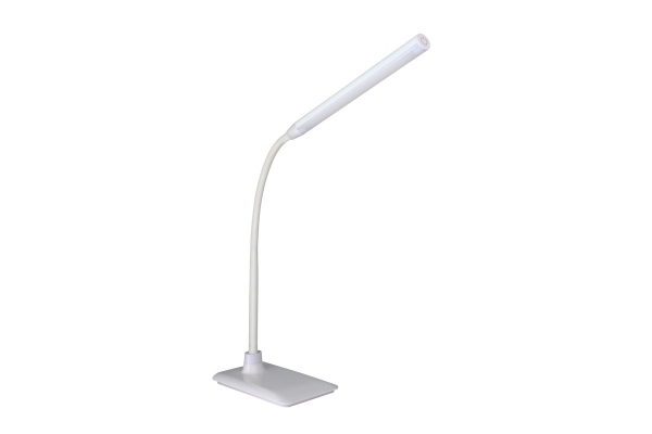 Camelion KD-792  C01 белый  LED(Свет-к настольн.,6 Вт,230В, сенсорн.вкл-е, 4 ур. ярк,4000К)
